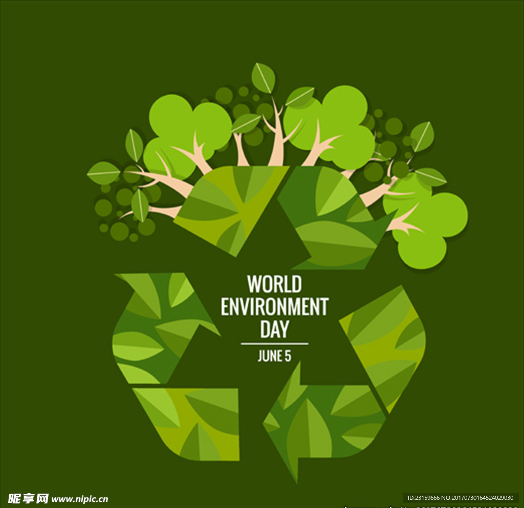 世界环境环保标插图