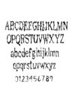 手写字体字体设计矢量图下载