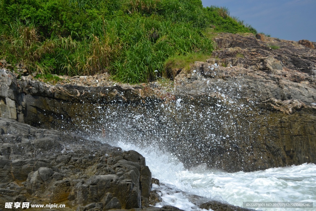 海边浪花