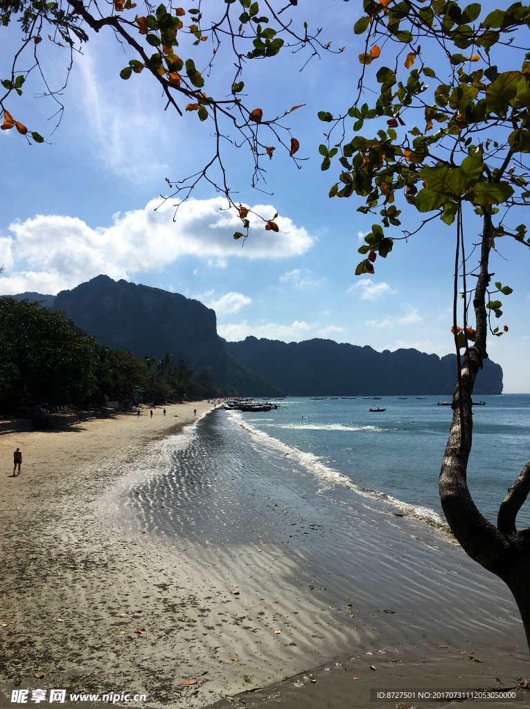 泰国甲米海滩风光