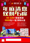万都广场清盘海报