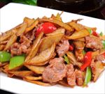 杏鲍菇炒肉