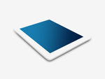 苹果iPad效果图样机白色