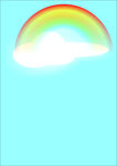 彩虹 白云