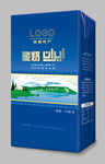 酸奶纸盒展开图