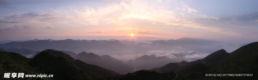 八台山日出