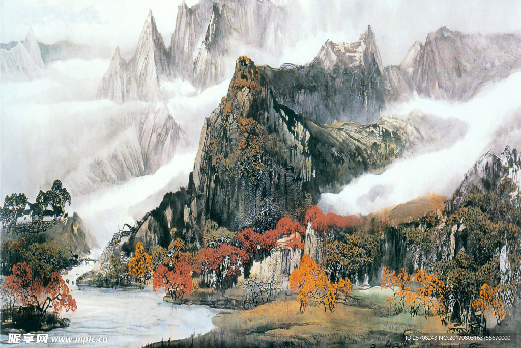 山水风景国画
