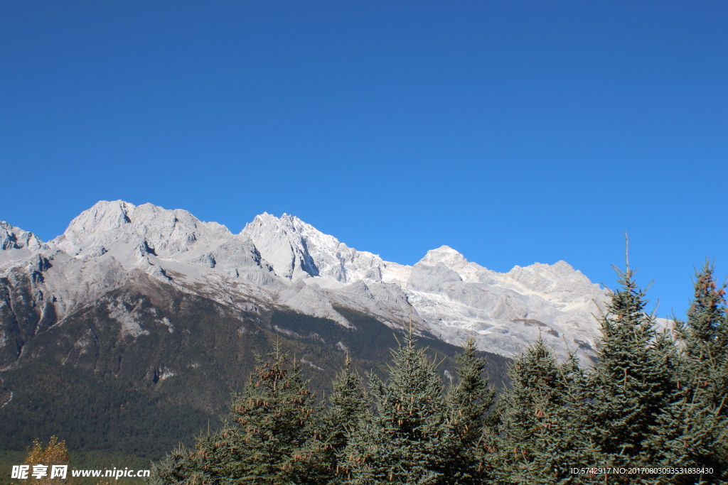 风景 雪山 山峰