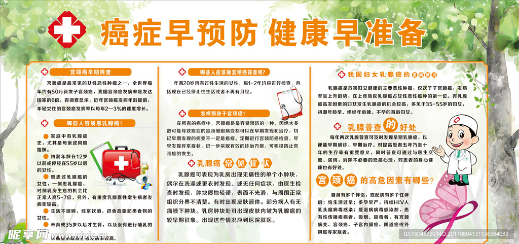 癌症早预防宣传