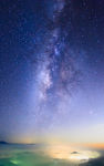紫色星空
