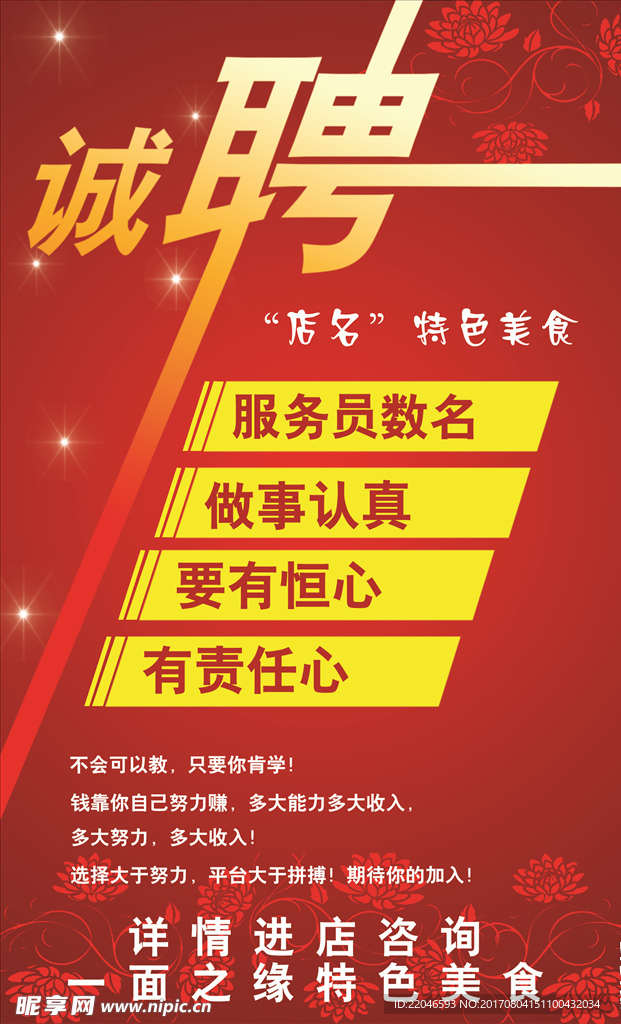 诚聘