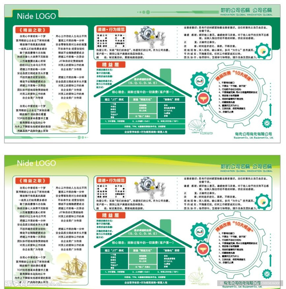 精益生产宣传栏