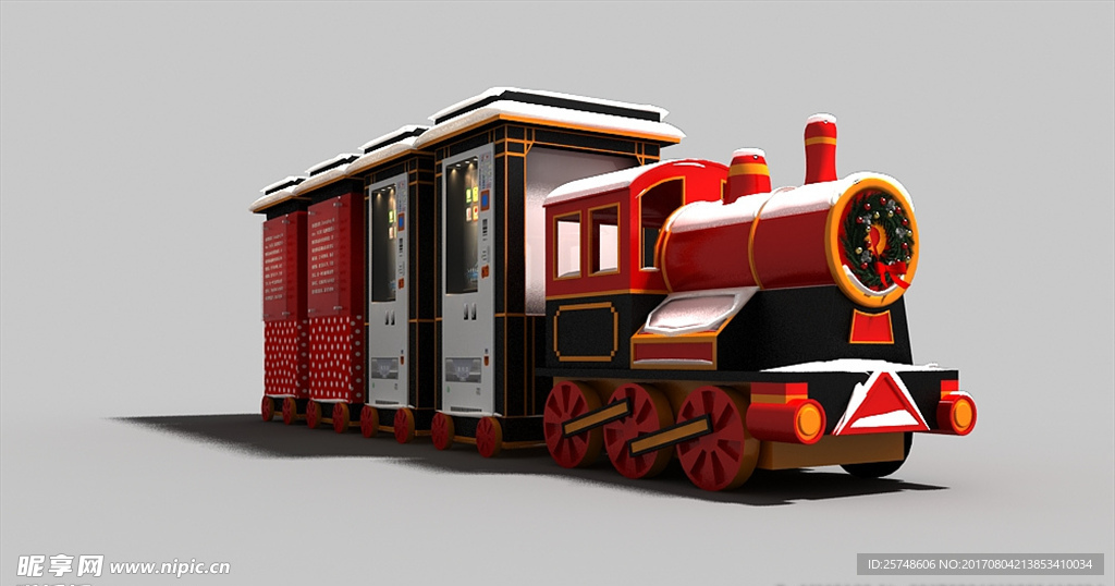 3D火车模型