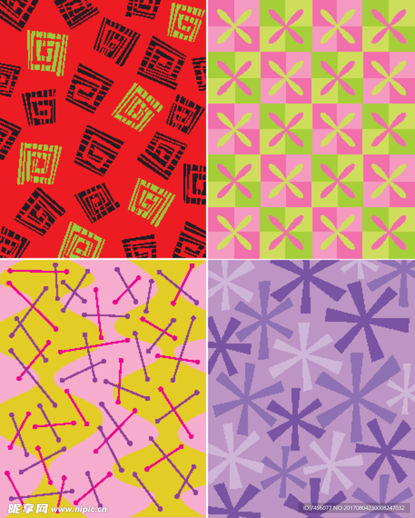 飘花时尚矢量背景