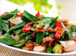 小炒秋葵