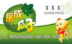 岳成瓜子名片