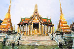 泰国宫殿水彩画