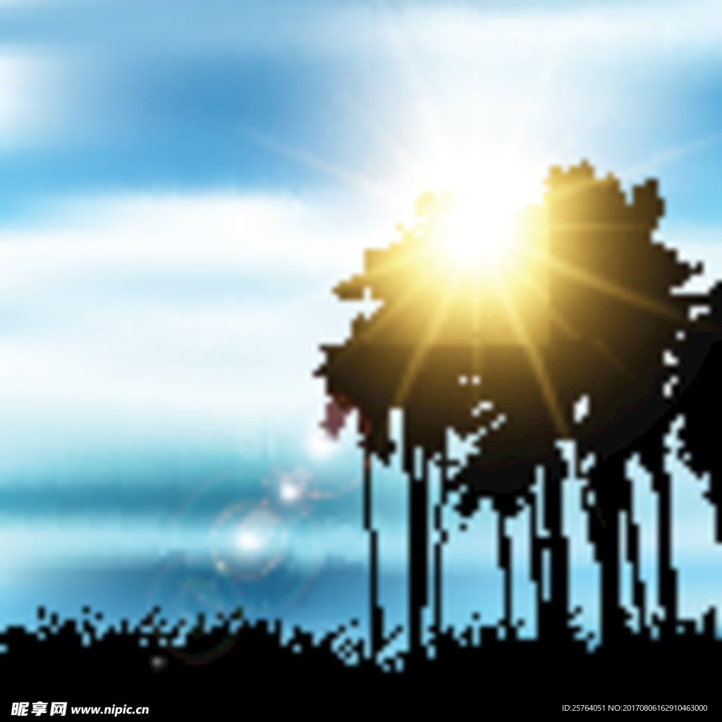 夏季自然景观