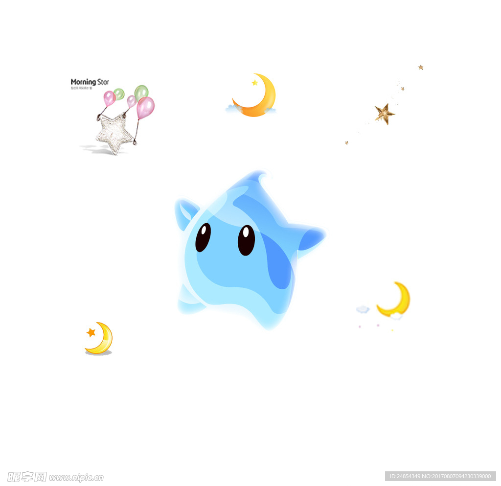 星星月亮