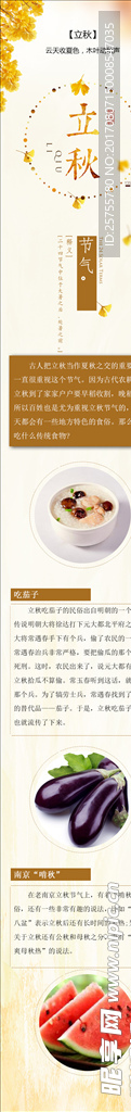 立秋海报
