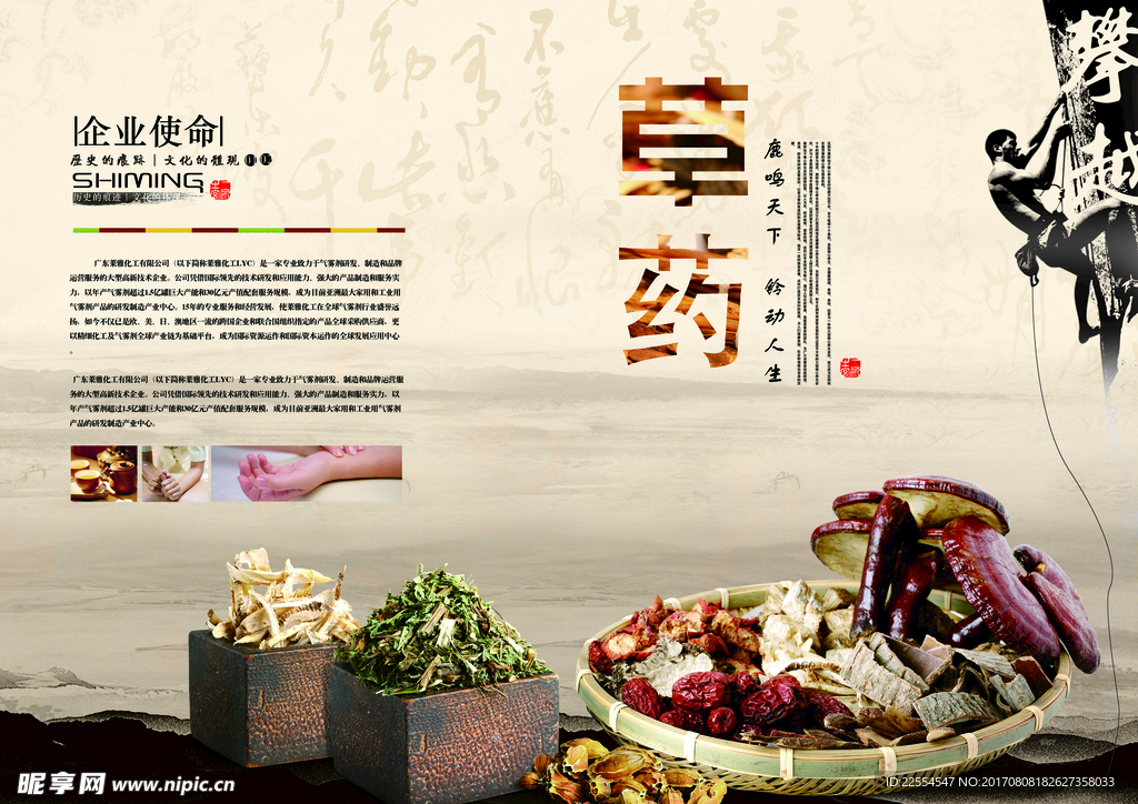 中医企业使命画册