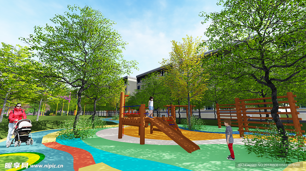 公园景观设计效果图