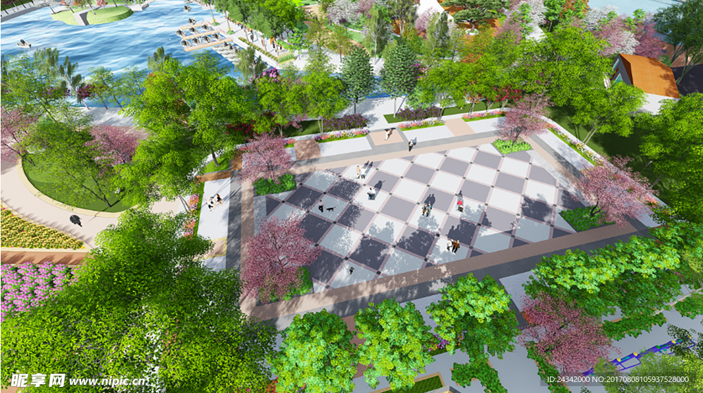 公园景观设计规划图