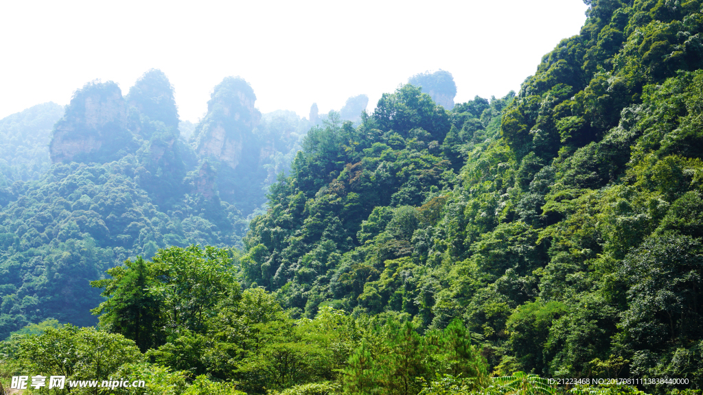 远眺群山