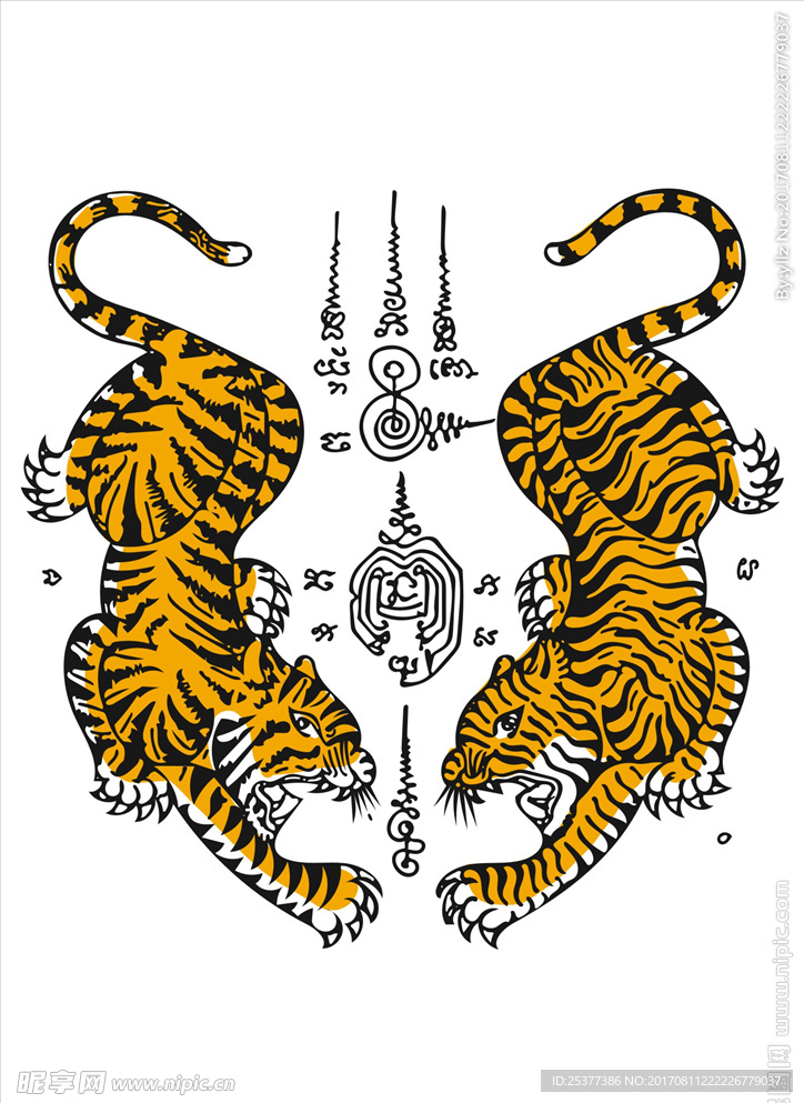 手绘印花图案