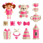 粉色女孩玩具