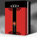 纳帕旗袍古典红酒平面展开图
