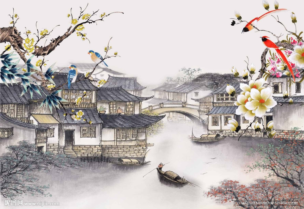 水墨江南