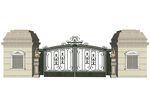 su入口建筑大门模型