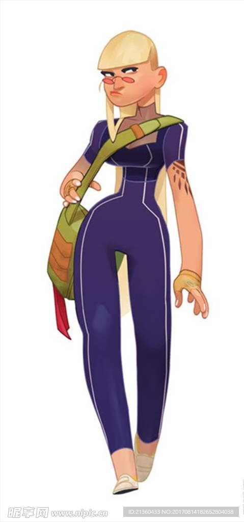 牛仔裤女孩
