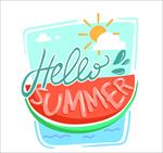 卡通夏季西瓜海报