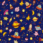 矢量宇宙印花
