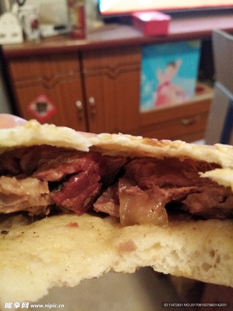 驴肉烧饼