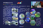 学校楼道见文化展板