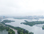 遗爱湖中段风景