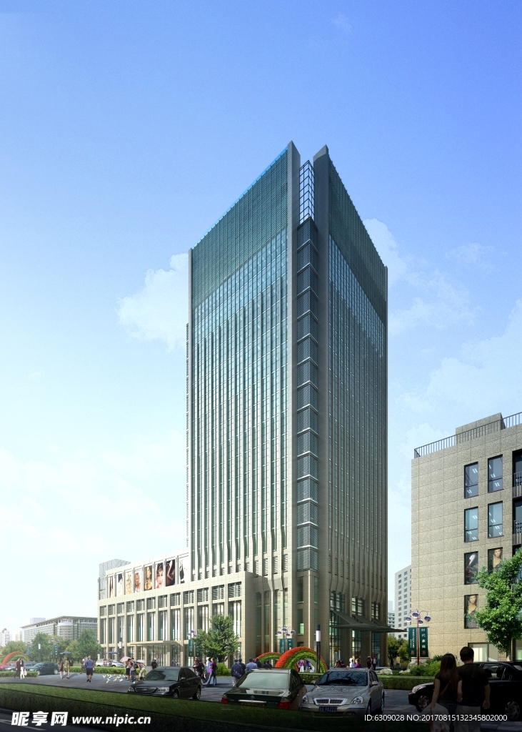 高层酒店效果图
