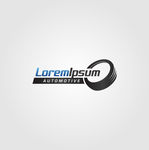抽象立体黑色logo设计