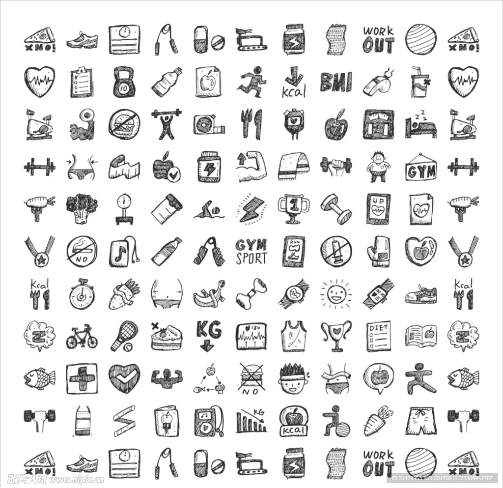 ICON 图标 手绘