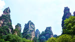 金鞭溪景区的群山