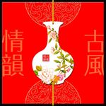 古风情韵月饼包装