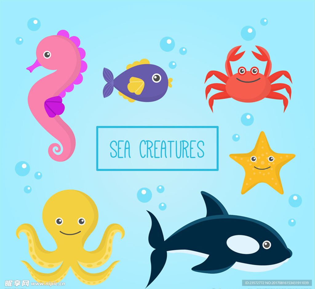海洋动物矢量