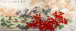 国画护鸟