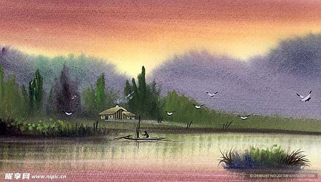 彩绘风景