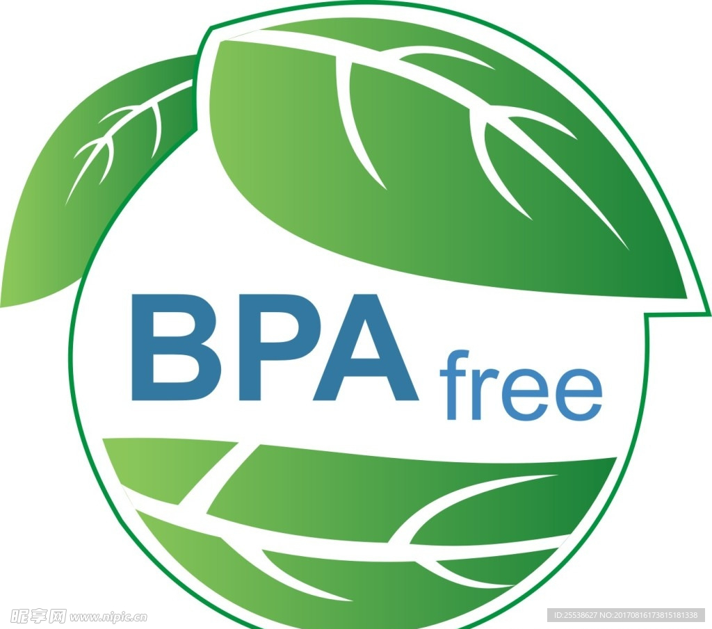 BPA free 绿色标识