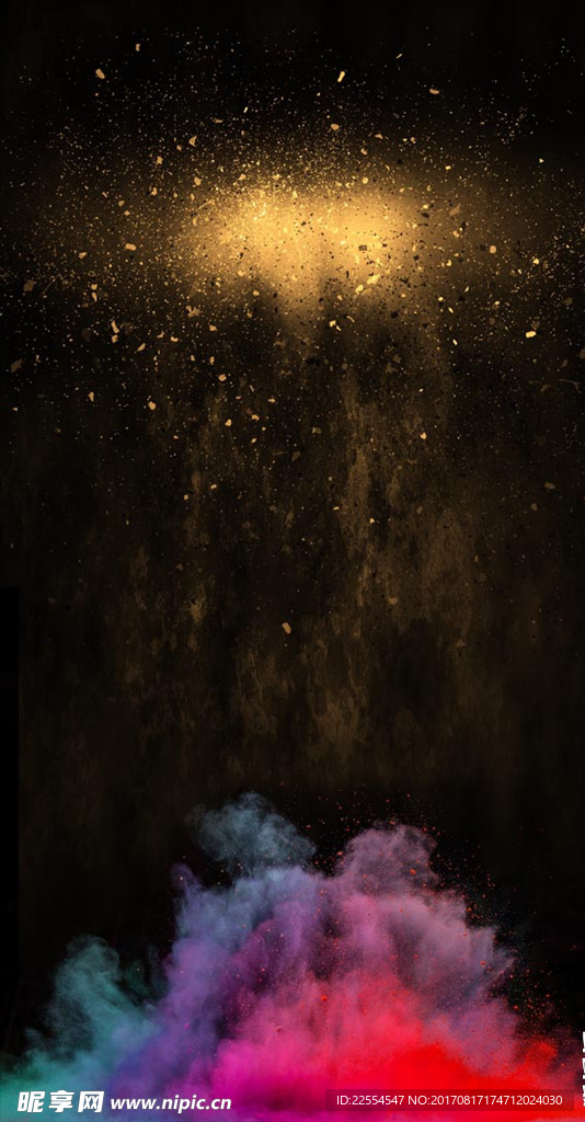 创意油彩背景
