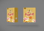 中秋节月饼礼盒手提袋